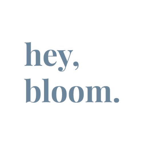 Alternative Logo for Hey Bloom Apparel